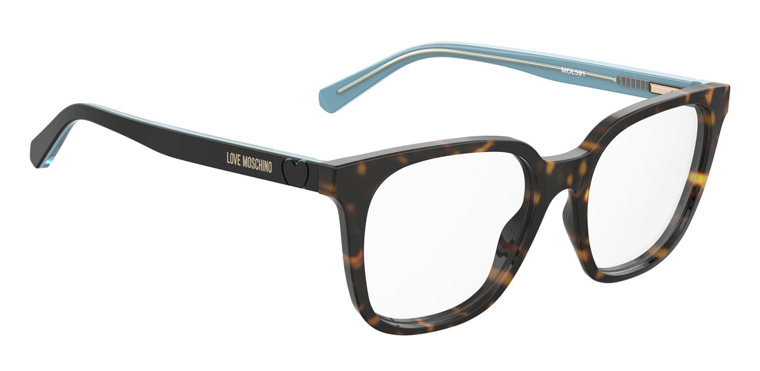 Occhiali da vista moschino love mol590 086 femenino taglia 52mm - Vista dettagliata