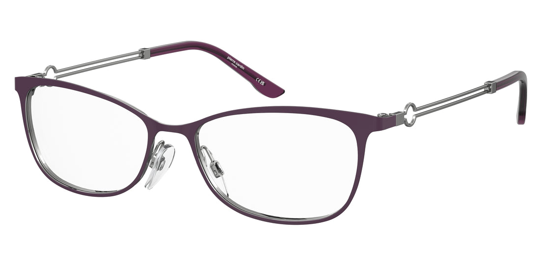 Óculos graduados pierre cardin p.c. 8913 vg3 gris femenino tamanho 53mm - Vista principal