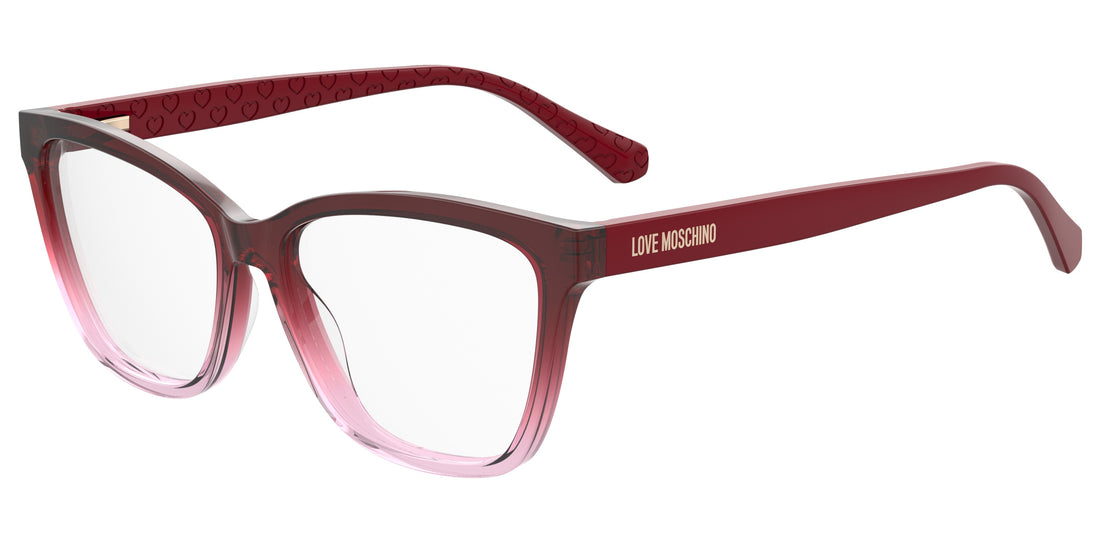 Occhiali da vista moschino love mol645 2oo rojo rectangular femenino taglia 55mm - Vista principale
