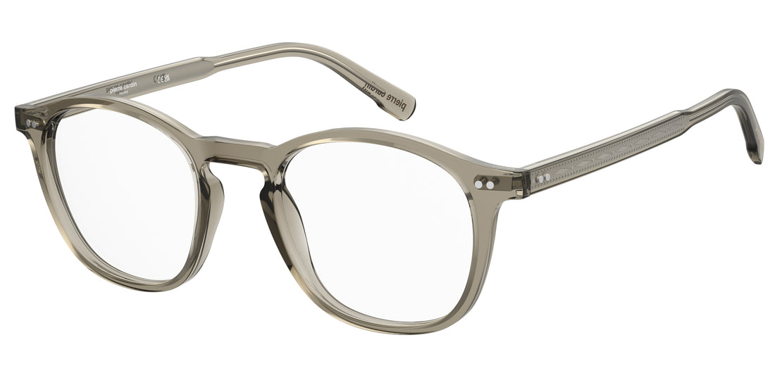 Prescription glasses pierre cardin p.c. 6281 10a beige rectangular masculino size 48mm - Main view