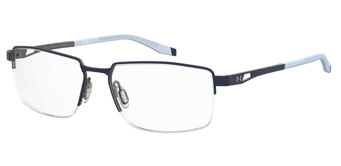 Brillen under armour ua 5078/g ipq azul rectangular masculino größe 56mm - Hauptansicht