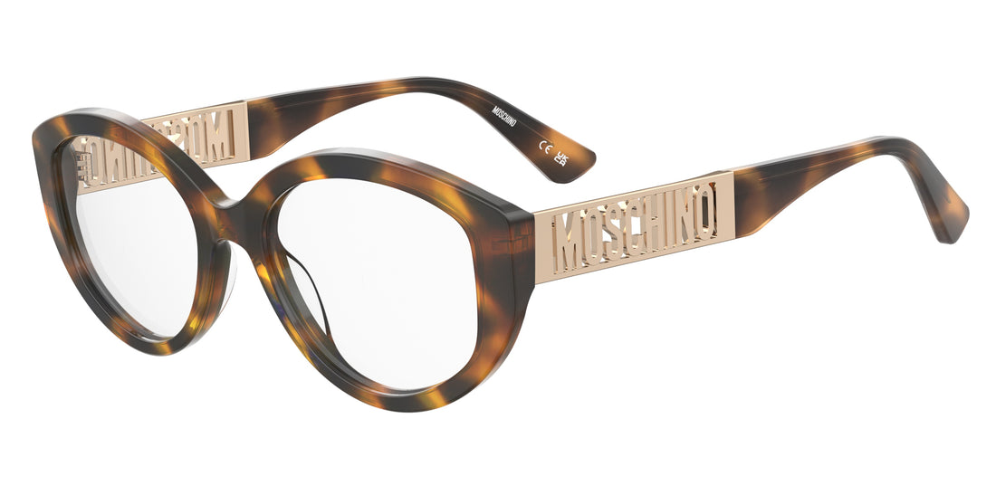Occhiali da vista moschino mos640 086 havana oval femenino taglia 52mm - Vista principale