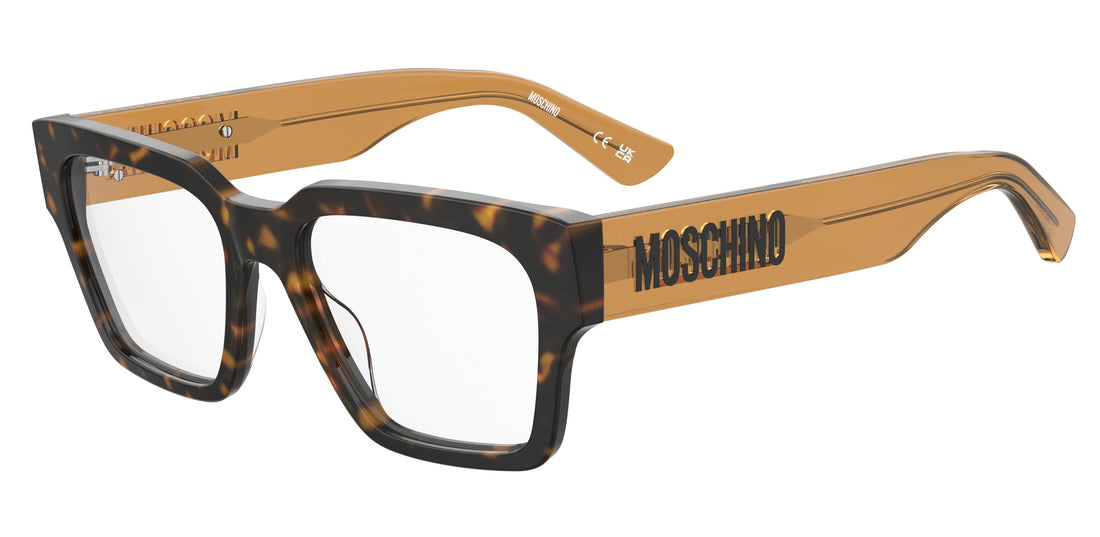 Occhiali da vista moschino mos645 086 havana rectangular masculino taglia 54mm - Vista principale