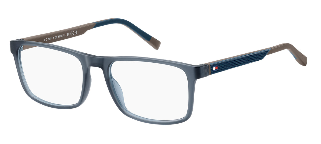Brillen tommy hilfiger th 2148 s9w azul rectangular masculino größe 53mm - Hauptansicht