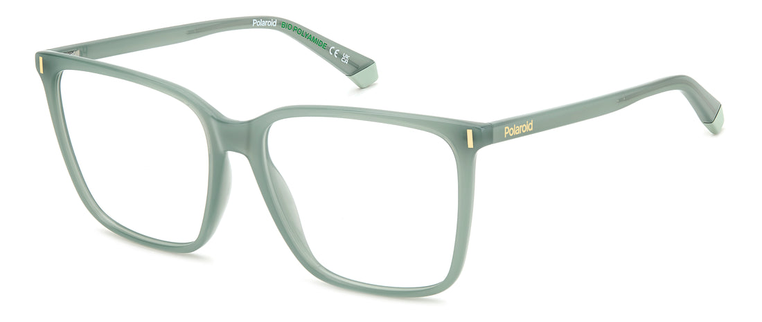 Occhiali da vista polaroid pld d537 1ed verde rectangular femenino taglia 55mm - Vista principale