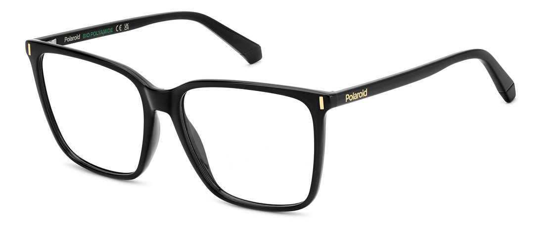 Occhiali da vista polaroid pld d537 807 negro rectangular femenino taglia 55mm - Vista principale
