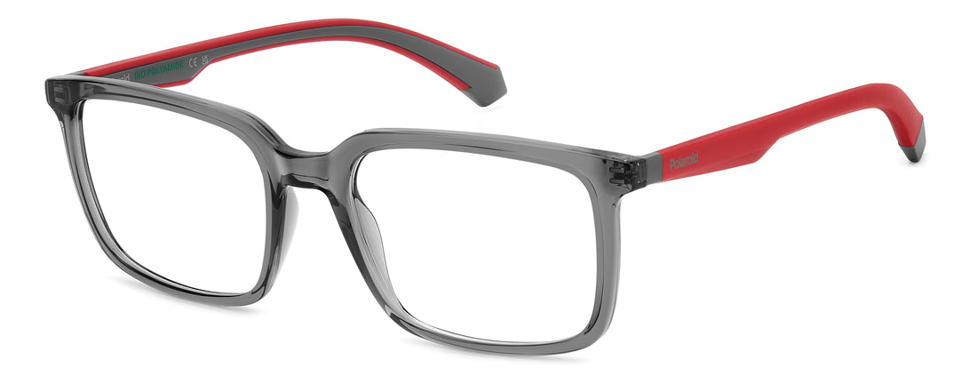 Occhiali da vista polaroid pld d547 kb7 gris rectangular unisex taglia 55mm - Vista principale