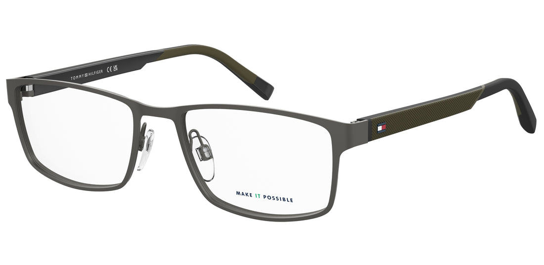 Brillen tommy hilfiger th 2146 svk negro rectangular masculino größe 54mm - Hauptansicht
