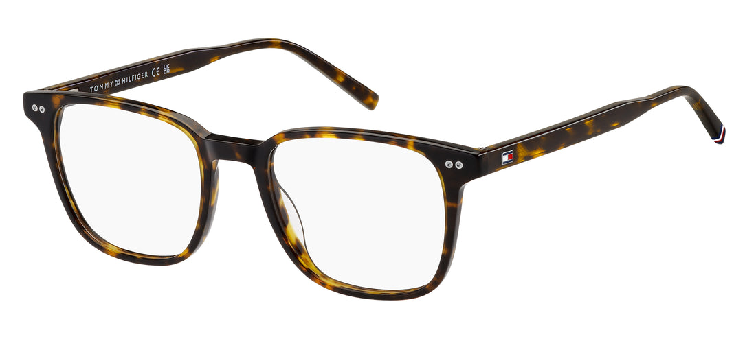 Occhiali da vista tommy hilfiger th 2130 086 havana rectangular masculino taglia 52mm - Vista principale