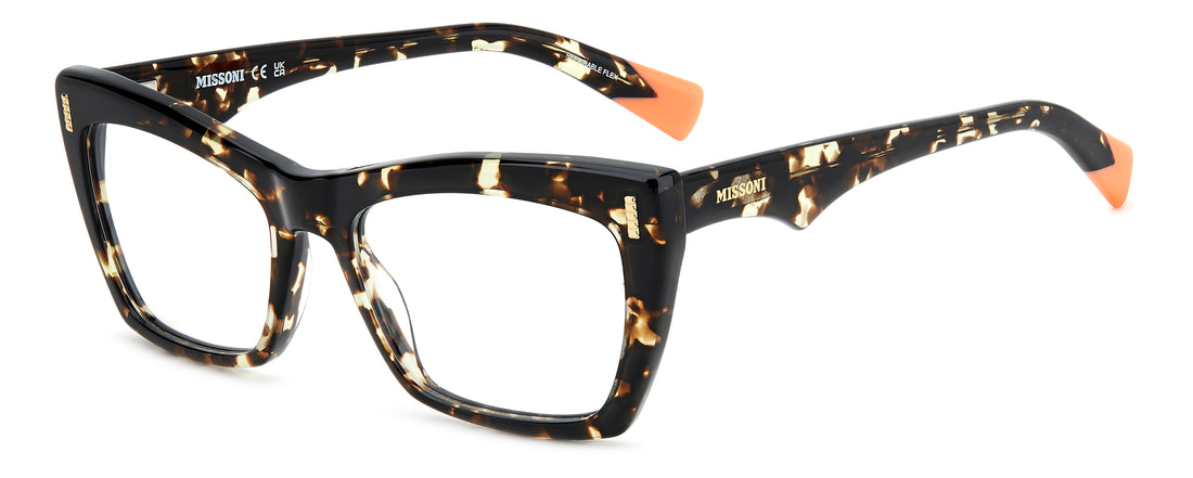 Occhiali da vista missoni mis 0207 086 havana rectangular femenino taglia 53mm - Vista principale