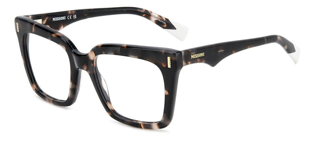 Occhiali da vista missoni mis 0208 086 havana rectangular femenino taglia 52mm - Vista principale