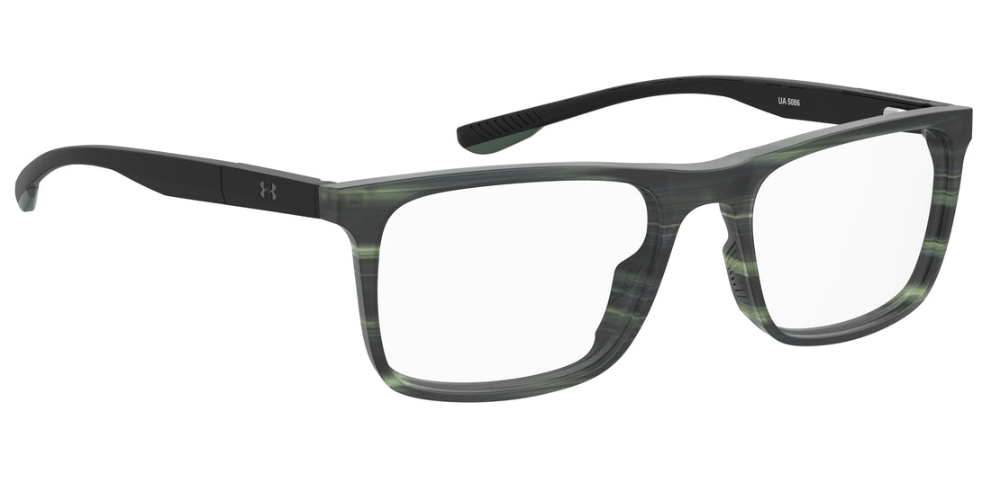 Gafas graduadas under armour ua 5086 6ak verde rectangular masculino talla 56mm - Vista de detalle