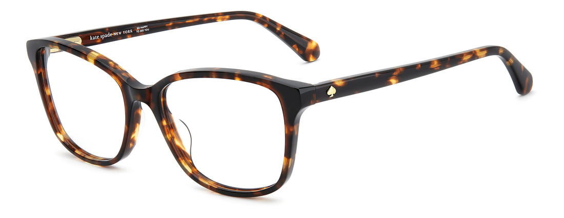 Brillen kate spade ks reilly 2 086 havana rectangular femenino größe 55mm - Hauptansicht