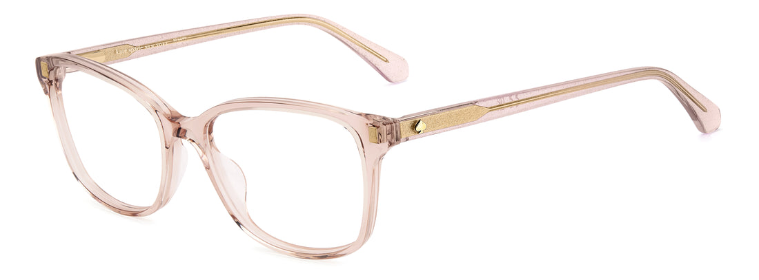 Brillen kate spade ks reilly 2 35j rosa rectangular femenino größe 55mm - Hauptansicht