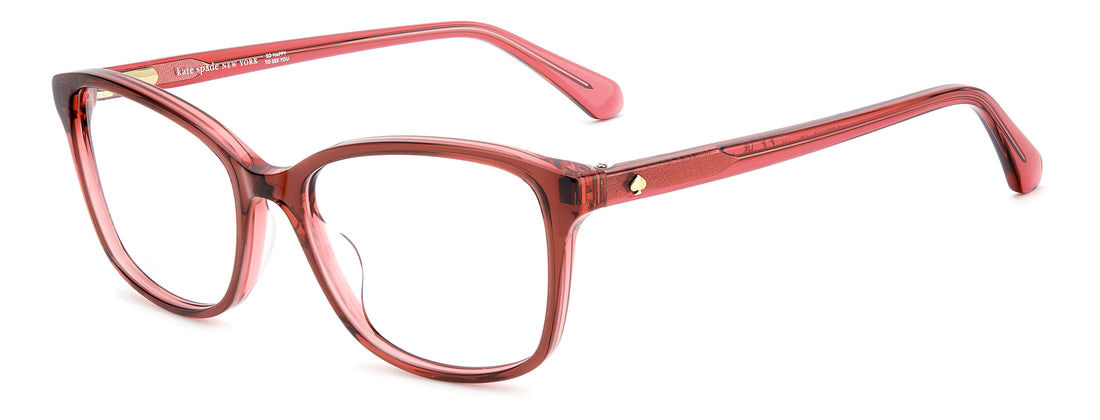 Brillen kate spade ks reilly 2 h9l rosa rectangular femenino größe 55mm - Hauptansicht