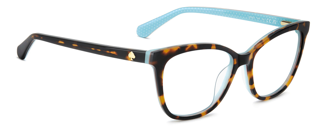 Gafas graduadas kate spade adrie/3 ipr havana square femenino talla 53mm - Vista de detalle