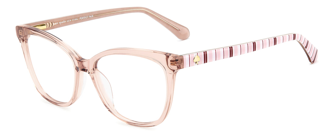 Gafas graduadas kate spade adrie/3 qgx beige square femenino talla 53mm - Vista principal