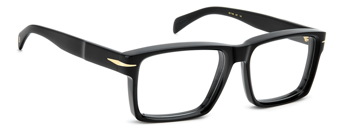 Brillen david beckham db 7168 807 negro rectangular masculino größe 56mm - Detailansicht