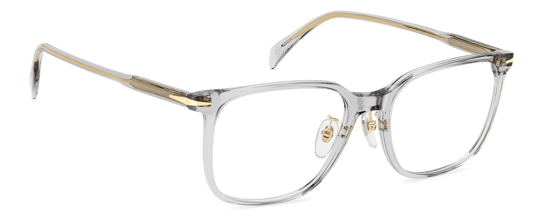 Brillen david beckham db 1233/g kb7 gris rectangular masculino größe 54mm - Detailansicht