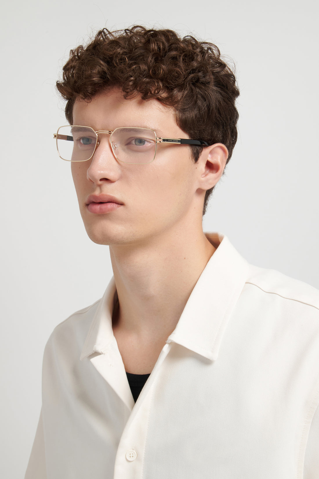 Occhiali da vista marc jacobs marc 912 rhl dorado rectangular masculino taglia 56mm - Vista dettagliata