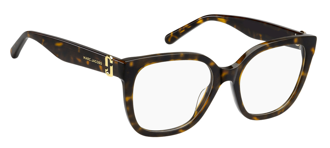 Brillen marc jacobs marc 893 086 havana square femenino größe 53mm - Detailansicht