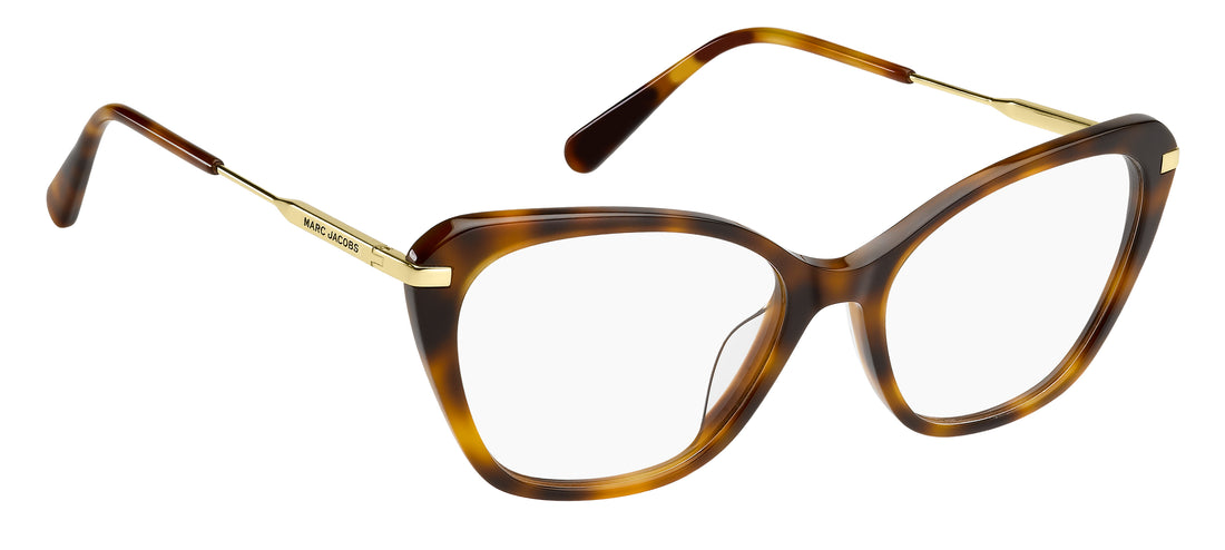 Occhiali da vista marc jacobs marc 899/g 086 havana cat eye femenino taglia 54mm - Vista dettagliata