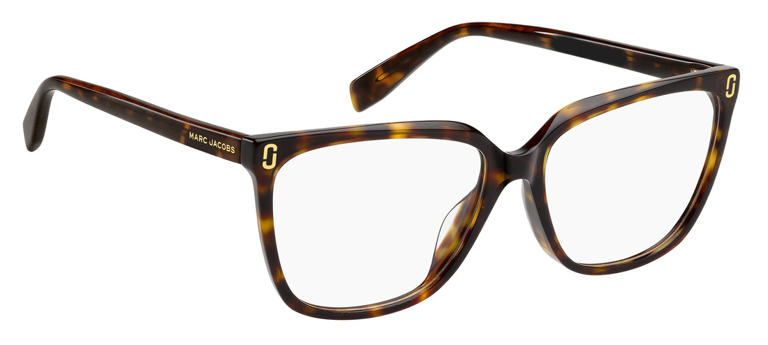 Occhiali da vista marc jacobs mj 1144/g 086 havana cat eye femenino taglia 55mm - Vista dettagliata