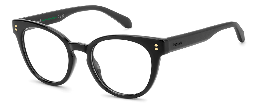 Gafas graduadas polaroid pld d592 807 negro cat eye femenino talla 51mm - Vista principal