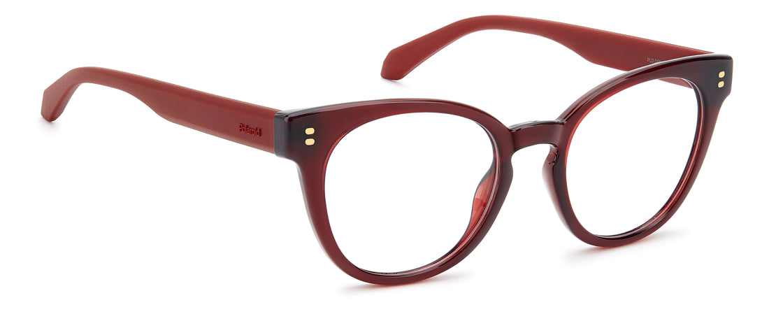 Gafas graduadas polaroid pld d592 c9a rojo cat eye femenino talla 51mm - Vista de detalle