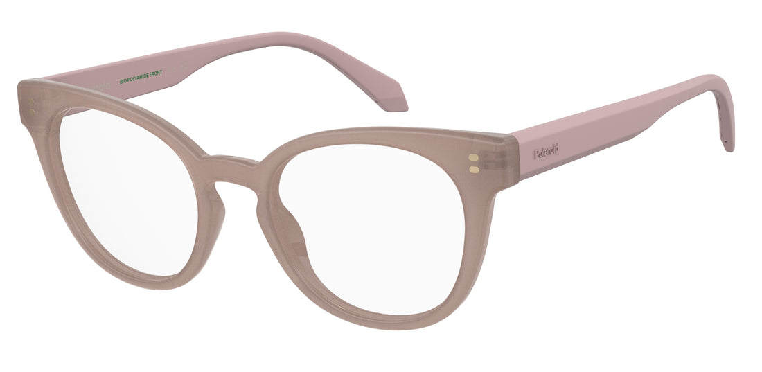 Gafas graduadas polaroid pld d592 fwm beige cat eye femenino talla 51mm - Vista principal