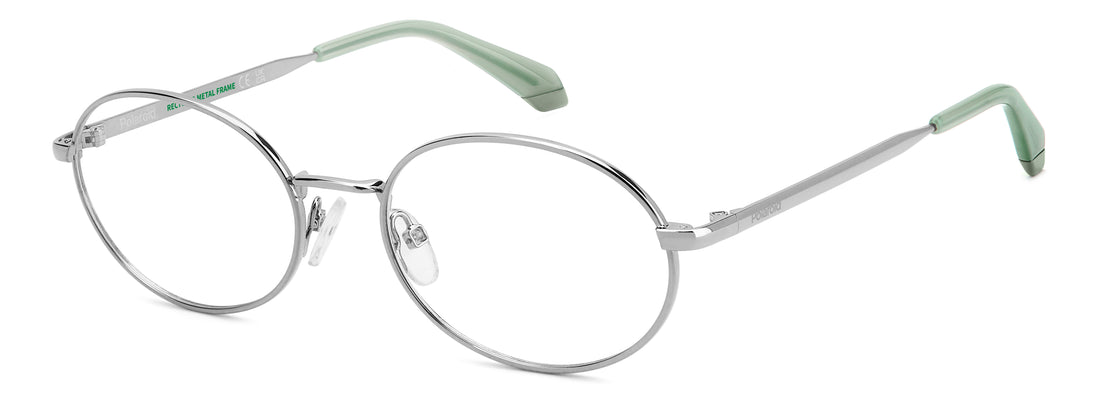 Gafas graduadas polaroid pld d594 6lb plateado oval femenino talla 54mm - Vista principal