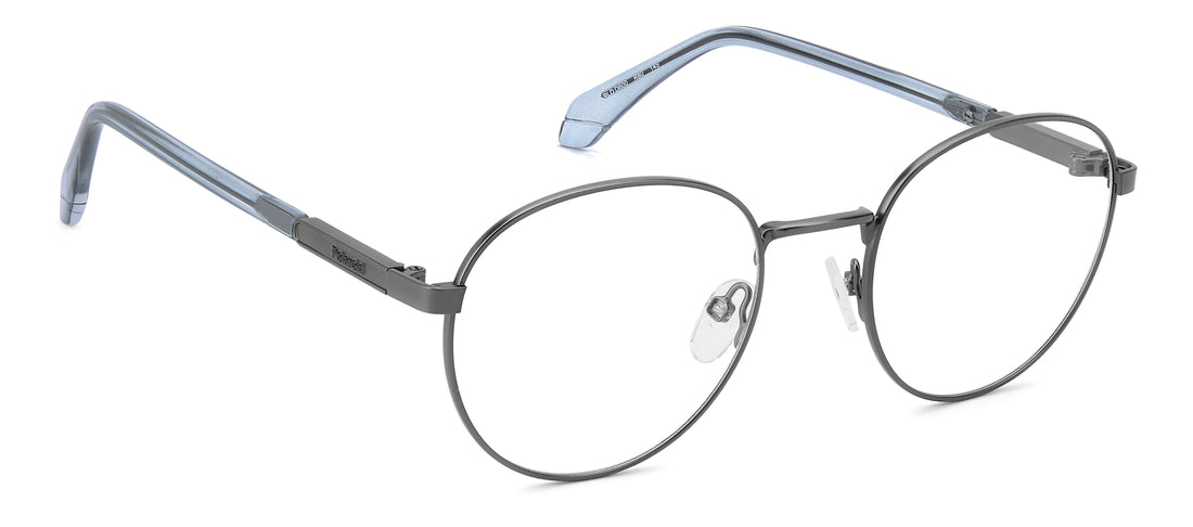 Gafas graduadas polaroid pld d600 r80 plateado round masculino talla 53mm - Vista principal