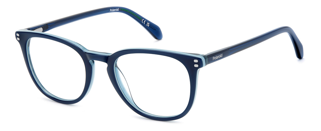 Gafas graduadas polaroid pld d609 pjp azul round masculino talla 51mm - Vista principal