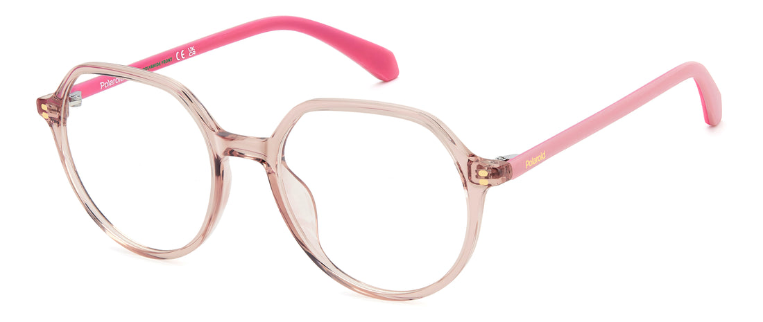 Lunettes de vue polaroid pld d613 35j rosa square femenino taille 51mm - Vue principale