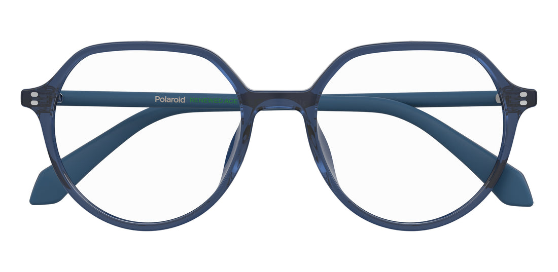 Lunettes de vue polaroid pld d613 pjp azul square femenino taille 51mm - Vue détaillée