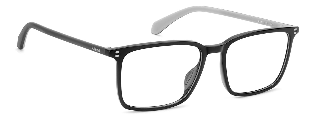 Lunettes de vue polaroid pld d615 807 negro rectangular masculino taille 54mm - Vue détaillée