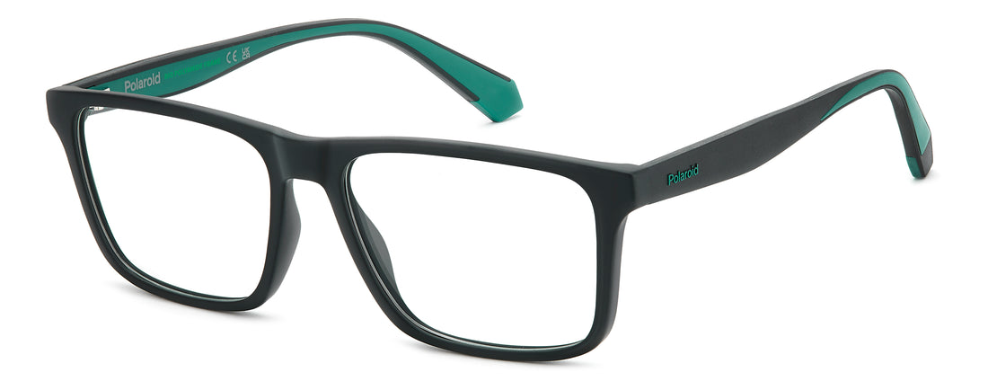 Gafas graduadas polaroid pld d618 003 negro rectangular masculino talla 55mm - Vista principal