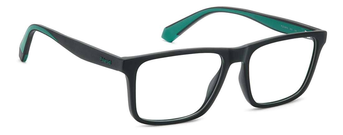 Gafas graduadas polaroid pld d618 003 negro rectangular masculino talla 55mm - Vista de detalle