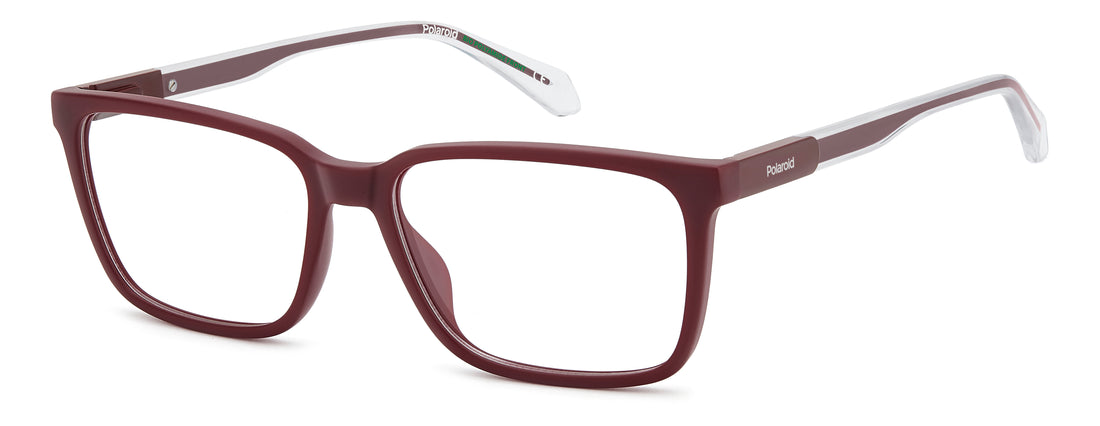 Gafas graduadas polaroid pld d620 0z3 rojo rectangular masculino talla 56mm - Vista principal