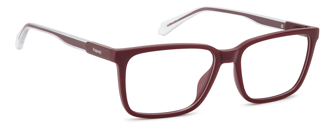Gafas graduadas polaroid pld d620 0z3 rojo rectangular masculino talla 56mm - Vista de detalle