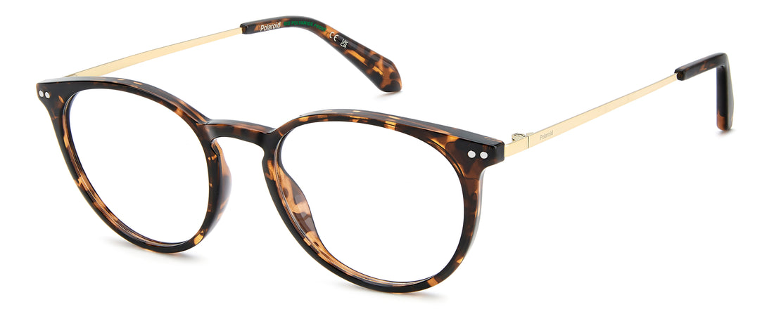 Gafas graduadas polaroid pld d617 086 havana pantos masculino talla 50mm - Vista principal