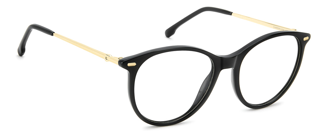 Gafas graduadas carrera 3094 807 negro round femenino talla 53mm - Vista de detalle