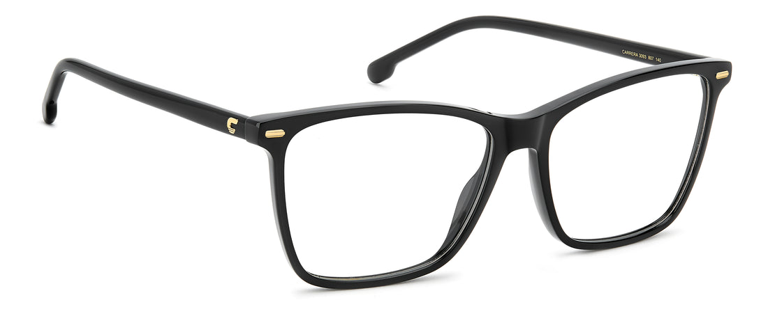 Gafas graduadas carrera 3093 807 negro butterfly femenino talla 56mm - Vista de detalle