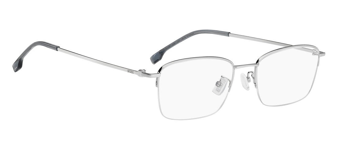 Gafas graduadas hugo boss boss 1932/f 010 plateado rectangular masculino talla 54mm - Vista de detalle