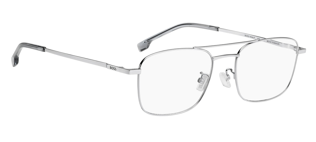 Gafas graduadas hugo boss boss 1936/f 010 plateado square masculino talla 54mm - Vista de detalle