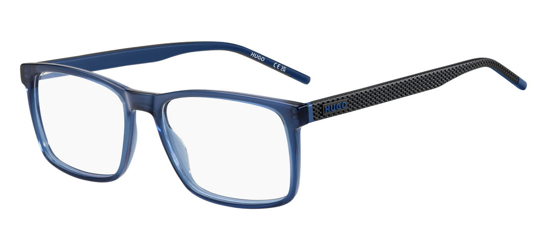 Occhiali da vista hugo hg 1393 pjp azul rectangular masculino taglia 55mm - Vista principale