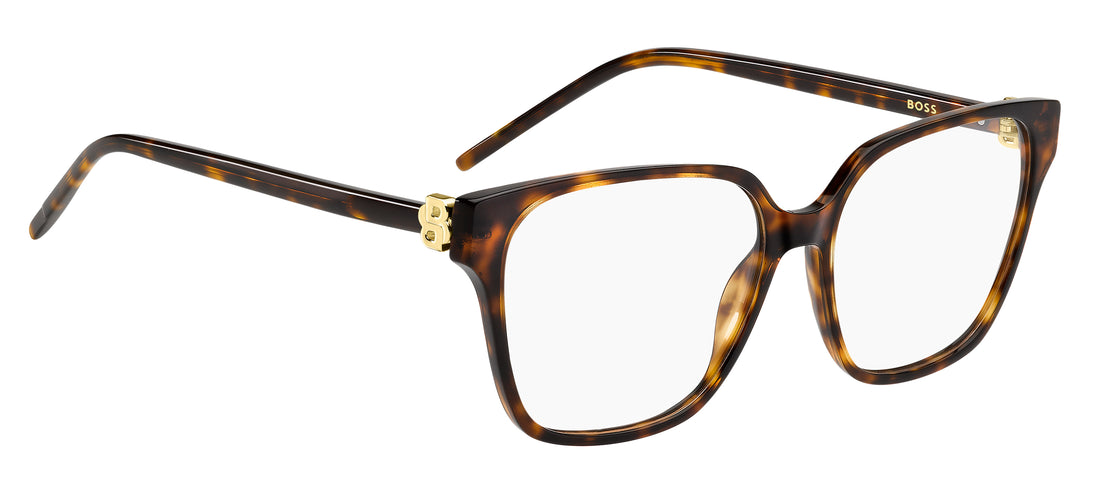Gafas graduadas hugo boss boss 1940 086 havana square femenino talla 55mm - Vista de detalle