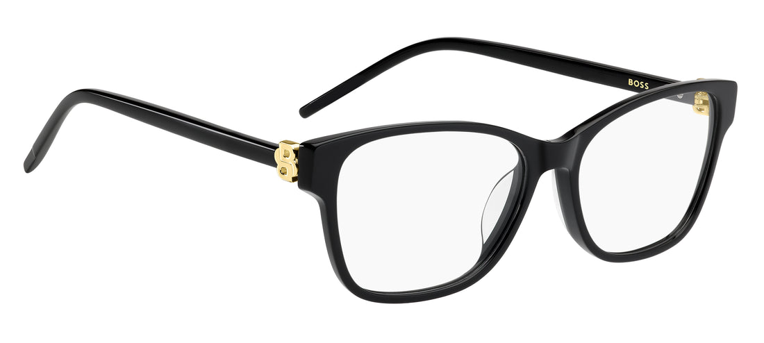 Gafas graduadas hugo boss boss 1942/g 807 negro rectangular femenino talla 54mm - Vista de detalle