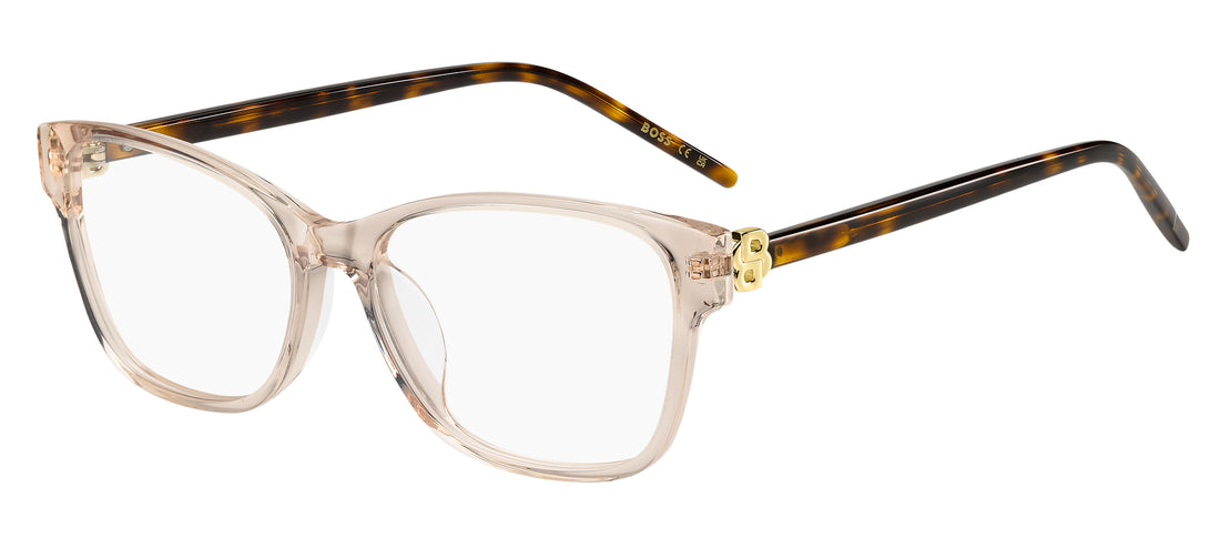 Gafas graduadas hugo boss boss 1942/g fwm beige rectangular femenino talla 54mm - Vista principal
