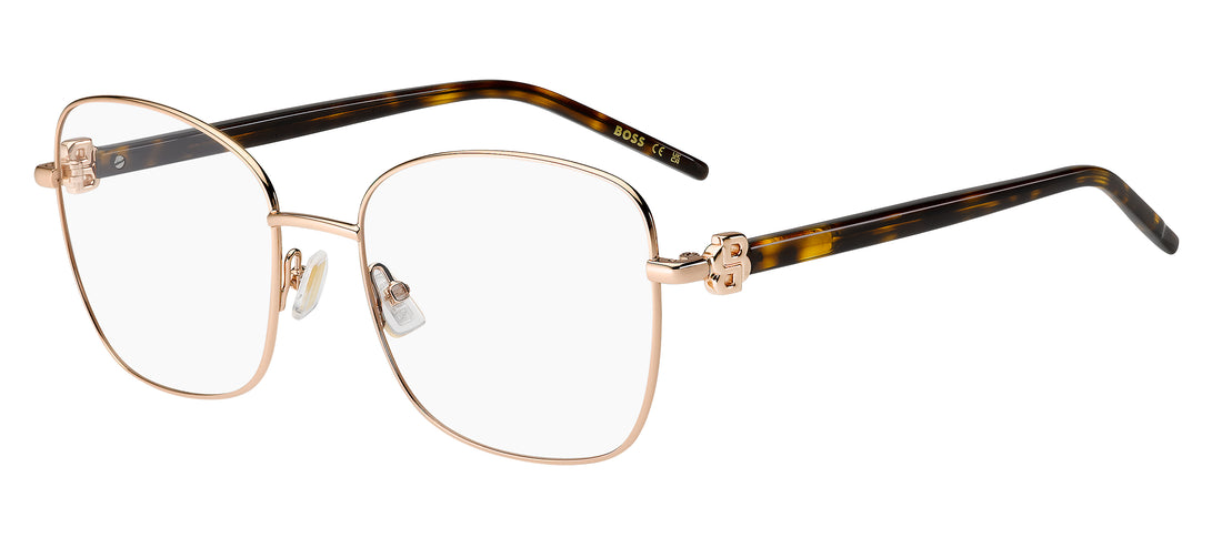 Gafas graduadas hugo boss boss 1943 ddb dorado square femenino talla 54mm - Vista principal